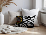 Syna Floral Burst Reversible Indoor/Outdoor Square Pillow