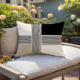 Taiese Abstract Reversible Indoor/Outdoor Rectangular Pillow