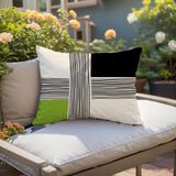 Taiese Abstract Reversible Indoor/Outdoor Rectangular Pillow