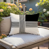 Taiese Abstract Reversible Indoor/Outdoor Rectangular Pillow