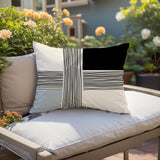 Taiese Abstract Reversible Indoor/Outdoor Rectangular Pillow
