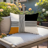 Taiese Abstract Reversible Indoor/Outdoor Rectangular Pillow