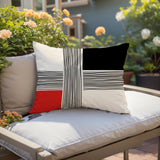 Taiese Abstract Reversible Indoor/Outdoor Rectangular Pillow