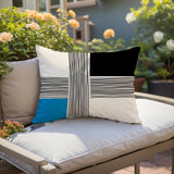 Taiese Abstract Reversible Indoor/Outdoor Rectangular Pillow