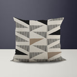 Taj Abstract Reversible Indoor/Outdoor Square Pillow Cover