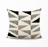 Taj Abstract Reversible Indoor/Outdoor Square Pillow Cover