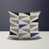 Taj Abstract Reversible Indoor/Outdoor Square Pillow Cover