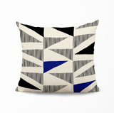 Taj Abstract Reversible Indoor/Outdoor Square Pillow Cover