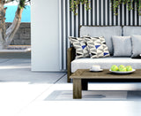 Taj Abstract Reversible Indoor/Outdoor Square Pillow Cover