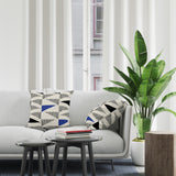 Taj Abstract Reversible Indoor/Outdoor Square Pillow Cover
