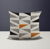 Taj Abstract Reversible Indoor/Outdoor Square Pillow Cover