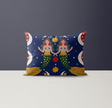 Taja Microsuede Lumbar Throw Pillow