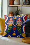 Taja Microsuede Lumbar Throw Pillow