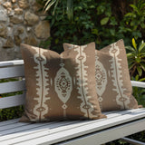 Tallu 2 Sets Indoor/Outdoor Reversible Square Pillow