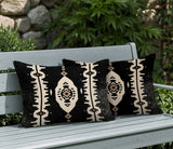 Tallu 2 Sets Indoor/Outdoor Reversible Rectangular Pillow
