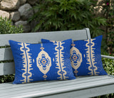 Tallu 2 Sets Indoor/Outdoor Reversible Rectangular Pillow