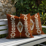 Tallu 2 Sets Indoor/Outdoor Reversible Square Pillow
