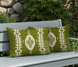 Tallu 2 Sets Indoor/Outdoor Reversible Rectangular Pillow