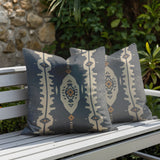 Tallu 2 Sets Indoor/Outdoor Reversible Square Pillow