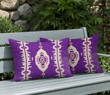 Tallu 2 Sets Indoor/Outdoor Reversible Rectangular Pillow