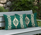 Tallu 2 Sets Indoor/Outdoor Reversible Rectangular Pillow