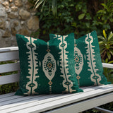 Tallu 2 Sets Indoor/Outdoor Reversible Square Pillow