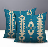 Tallu 2 Sets Indoor/Outdoor Reversible Square Pillow