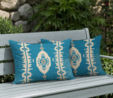 Tallu 2 Sets Indoor/Outdoor Reversible Rectangular Pillow