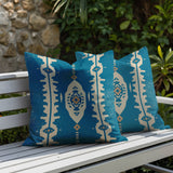 Tallu 2 Sets Indoor/Outdoor Reversible Square Pillow