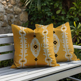 Tallu 2 Sets Indoor/Outdoor Reversible Square Pillow