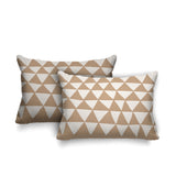 Tanno Geometric Reversible Indoor/Outdoor Rectangular Pillow