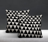 Tanno Geometric Reversible Indoor/Outdoor Square Pillow