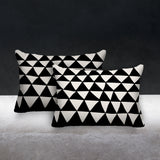 Tanno Geometric Reversible Indoor/Outdoor Rectangular Pillow