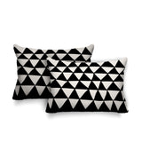 Tanno Geometric Reversible Indoor/Outdoor Rectangular Pillow