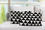 Tanno Geometric Reversible Indoor/Outdoor Rectangular Pillow