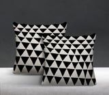 Tanno Geometric Reversible Indoor/Outdoor Square Pillow