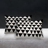 Tanno Geometric Reversible Indoor/Outdoor Rectangular Pillow