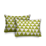 Tanno Geometric Reversible Indoor/Outdoor Rectangular Pillow