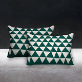 Tanno Geometric Reversible Indoor/Outdoor Rectangular Pillow