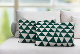Tanno Geometric Reversible Indoor/Outdoor Rectangular Pillow