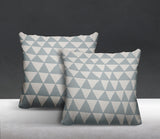 Tanno Geometric Reversible Indoor/Outdoor Square Pillow