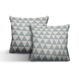 Tanno Geometric Reversible Indoor/Outdoor Square Pillow