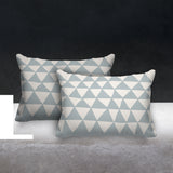 Tanno Geometric Reversible Indoor/Outdoor Rectangular Pillow