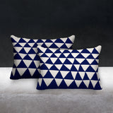 Tanno Geometric Reversible Indoor/Outdoor Rectangular Pillow