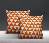 Tanno Geometric Reversible Indoor/Outdoor Square Pillow