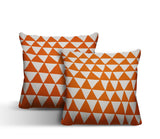 Tanno Geometric Reversible Indoor/Outdoor Square Pillow