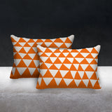 Tanno Geometric Reversible Indoor/Outdoor Rectangular Pillow
