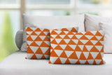 Tanno Geometric Reversible Indoor/Outdoor Rectangular Pillow