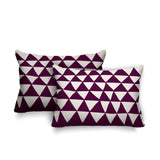 Tanno Geometric Reversible Indoor/Outdoor Rectangular Pillow