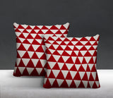 Tanno Geometric Reversible Indoor/Outdoor Square Pillow